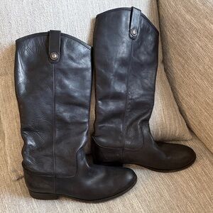 Frye Black Leather Boots